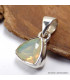 Pendentif Opale Ethiopienne facettée triangulaire 