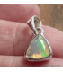 Pendentif Opale Ethiopienne facettée triangulaire 