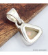 Pendentif Opale Ethiopienne facettée triangulaire 