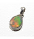 Pendentif goutte Opale Ethiopienne facettée 