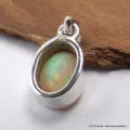 Pendentif oval Opale Welo facettée - Bijoux en Opale Ethiopienne