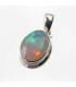 Pendentif Opale Welo facettée ovale 