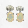 Boucles d'oreilles en Opale Ethiopienne - Bijoux en Opales