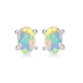 Boucles d'oreilles en Opale Ethiopienne - Bijoux en Opales