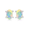 Boucles d'oreilles en Opale Ethiopienne Bijoux en Opales SK44