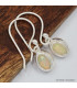 Boucles d'oreilles ovales en Opale Ethiopienne Bijoux en Opales SK44.1