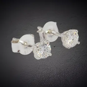 Clous d'oreilles Authentique Moissanite - Boucles d'oreilles en pierres naturelles