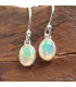 Boucles d'oreilles ovales en Opale Ethiopienne Bijoux en Opales SK44.1