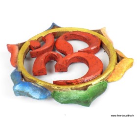 Décoration murale Om hindouiste 20 cm Décoration tibétaine DECOHINgm