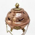 Porte-encens tibétain encensoir boule moyen modèle - Porte-encens tibétains