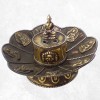 Brûleur d'encens tibétain Lotus et Bouddha Encens tibétains, accessoires BETLOT1.1