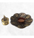 Brûleur d'encens tibétain Lotus et Bouddha Encens tibétains, accessoires BETLOT1.1