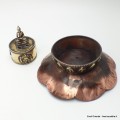 Brûleur d'encens tibétain Lotus et Bouddha Encens tibétains, accessoires BETLOT1.1