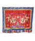 Tenture murale Dragons en soie épaisse rouge Tentures tibétaines Bouddha TENDRA3