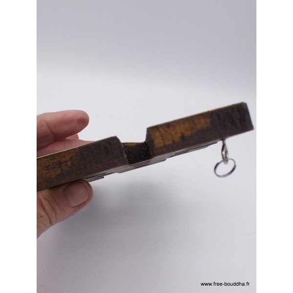 Décoration Noeud sans fin bouddhiste en bois Décoration tibétaine DECOLL5