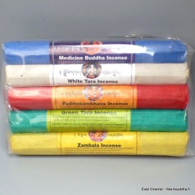 Lot de 5 Encens Tibétains basiques Encens tibétains, accessoires 5EB