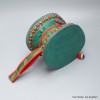 Damaru bouddhiste 12 cm pierres naturelles