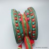 Damaru bouddhiste 12 cm pierres naturelles