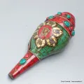 Conque tibétaine conch Om tibétain - Conque tibétaine