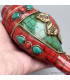 Conque tibétaine conch Om tibétain 