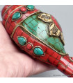 Conque tibétaine conch Om tibétain 