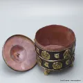 Boîte à bijoux tibétaine 2 mantras - Artisanat tibétain bouddhiste
