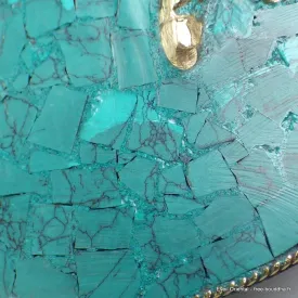 Kartika tibétain (drigug) laiton et turquoise naturelle - Kartika Tibétain Bouddhiste