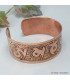 Large bracelet bouddhiste tibetain en CUIVRE Bracelets tibétains bouddhistes ref 16A