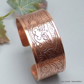 Bracelet tibétain manchette Mahakala Bracelets tibétains bouddhistes ref 16F