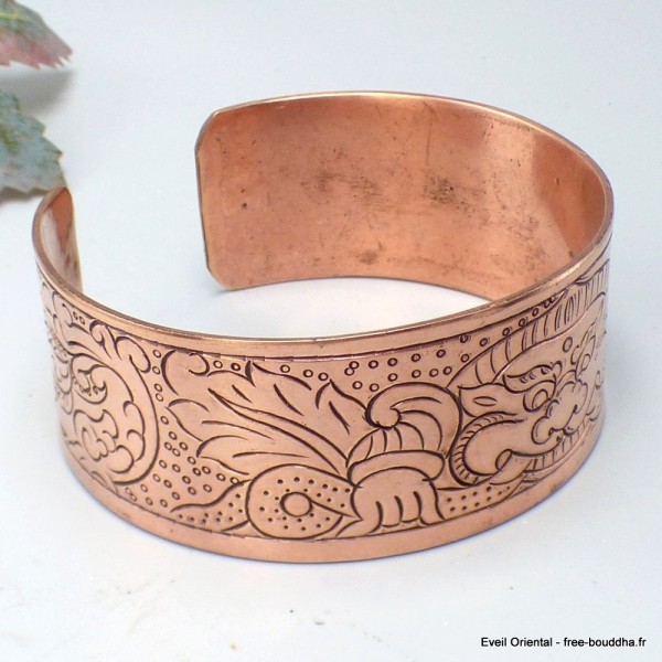 Bracelet tibétain manchette Mahakala Bracelets tibétains bouddhistes ref 16F