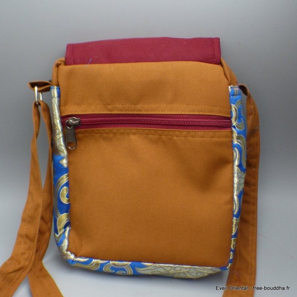 Sac tibétain à bandoulière épais Sacs tibétains et indiens SACDT5