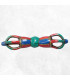 Dorje tibétain serti de pierres Dordjé Tibétain DORP1