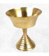 Lampe à beurre tibétaine 8 cm socle cercles Lampe à beurre bouddhiste lamp30