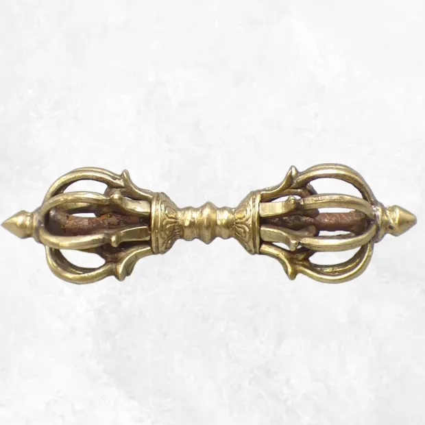 Dorje tibétain 9 branches 15 cm - Dordjé, double dorjé (sans cloche)