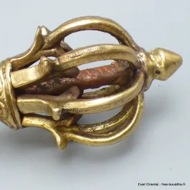 Dorje tibétain 9 branches 15 cm - Dordjé, double dorjé (sans cloche)