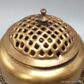 Porte-encens tibétain Encensoir cuivre et laiton - Porte-encens tibétains