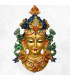 Satuette masque de Tara doré 