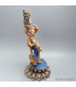Statue Tara verte sur pied 22 cm