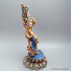 Statue Tara verte sur pied 22 cm 