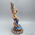 Statue Tara verte sur pied 22 cm 