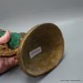 Rare statue bouddhisteTara en laiton et turquoise 30 cm - Statuettes bouddhistes tibétaines artisanales