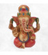 Petite statuette Ganesh 11.5 cm peinte à la main Statuettes Bouddhistes GAN7
