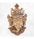 Statuette masque mural Ganesh patine naturelle 30 cm Statuettes Bouddhistes GANESH3