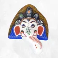 Masque Ganesh en plâtre - Objets Ganesh