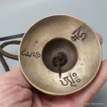 Tingshas tibétaines qualité supérieure 7,5 cm - Népal - Objets rituels bouddhistes