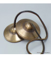 Tingshas tibétaines qualité supérieure 7,5 cm Tingsha tibétaine cymbales TQSMM