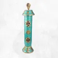 Porte encens bouddhiste en Turquoise - Porte-encens tibétains