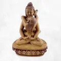 Statuette bouddhiste tibétaine Bouddha Shakti 13 cm (Samantabhadra) - Statuettes bouddhistes tibétaines artisanales