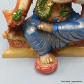 Statuette bouddhiste Dieu Ganesh assis 11 cm - Statuettes bouddhistes tibétaines artisanales