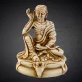 Statuette bouddhiste tibetaine bouddhiste Milarepa - Statuettes bouddhistes tibétaines artisanales